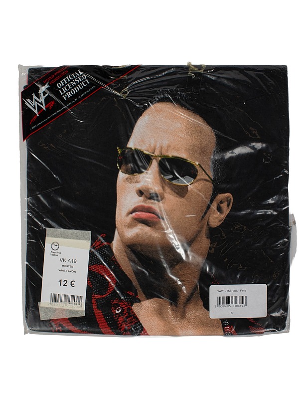 WWF The Rock Face paita, S - Miesten paidat - 10105565888 - 0