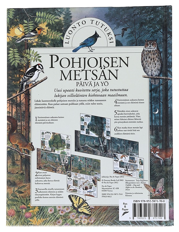 Pohjoisen metsän päivä ja yö - Barrett, Susan - Tietokirjat ja oppaat - 10105565898 - 1