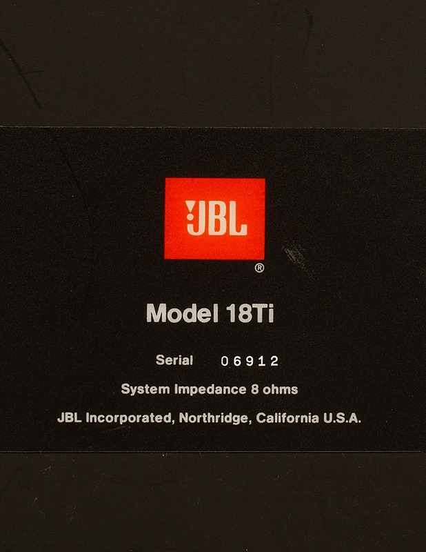 JBL 18Ti -kaiutinpari  - Audio - 10105565903 - 3