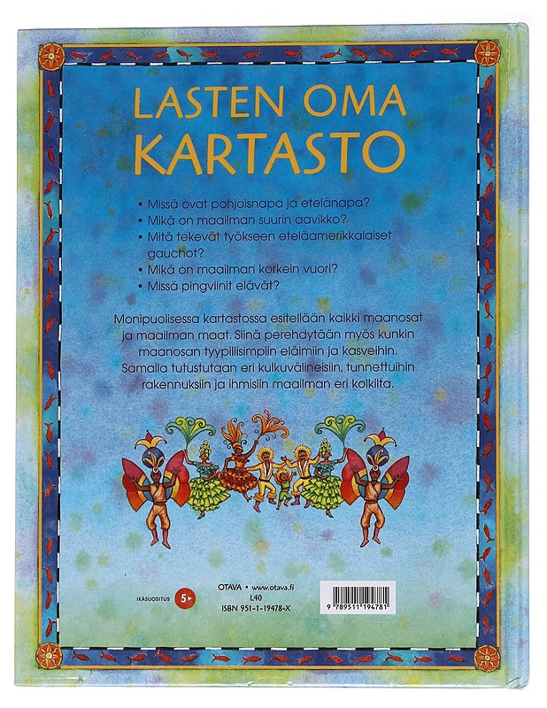 Lasten oma kartasto - Brocklehurst, Ruth - Lastenkirjat - 10105565913 - 1