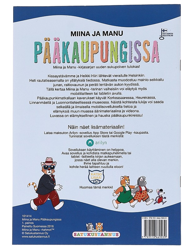 Miina ja Manu pääkaupungissa - Koivisto, Jari - Lastenkirjat - 10105565922 - 1