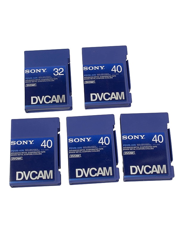 SONY DVCAM -kasetteja 5 kpl  - Muu elektroniikka - 10105565941 - 0