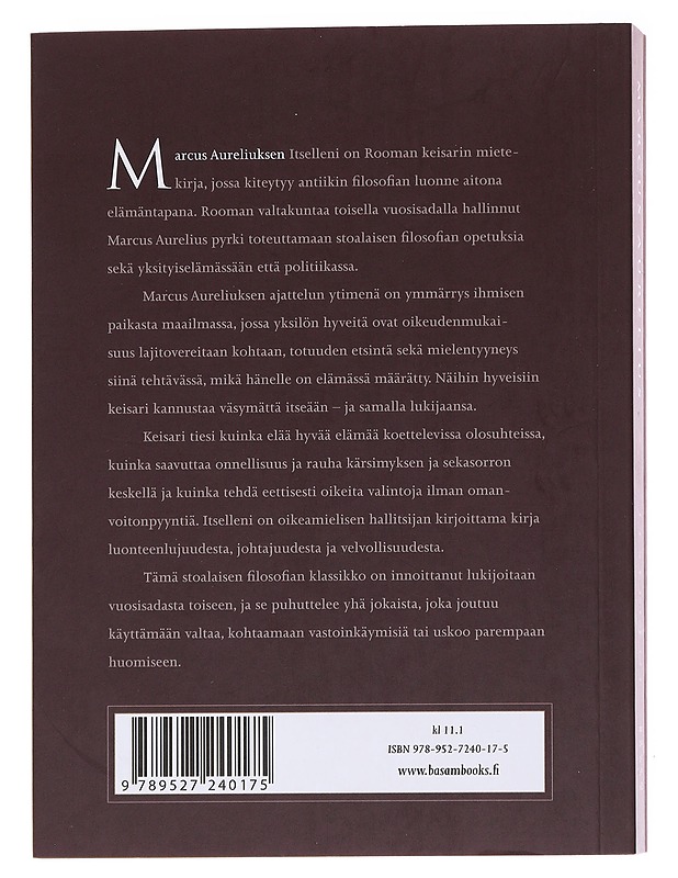 Itselleni : keisarin mietteitä elämästä - Marcus Aurelius, Rooman keisari - Tietokirjat ja oppaat - 10105566013 - 1