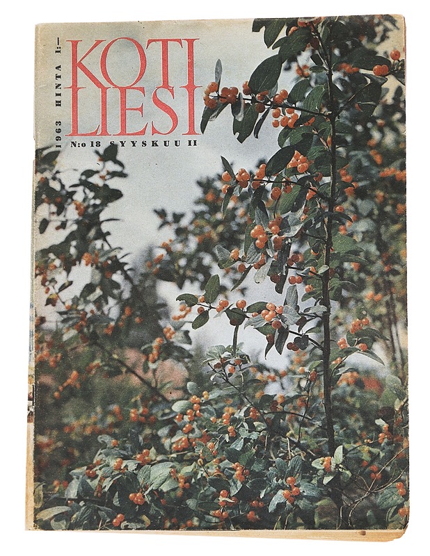 Kotiliesi n:o 18/1963 - Historiakirjat - 10105566020 - 0