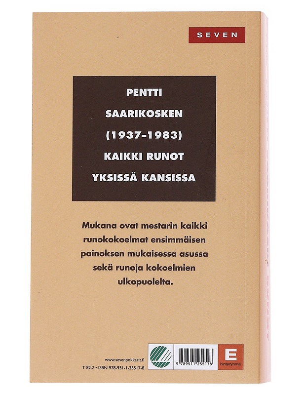 Runot - Saarikoski, Pentti - Runot ja näytelmät - 10105566147 - 1