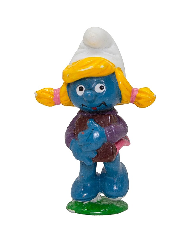 SCHLEICH Peyo Koululais-Smurfette figuuri - Lasten lelut - 10105566192 - 0