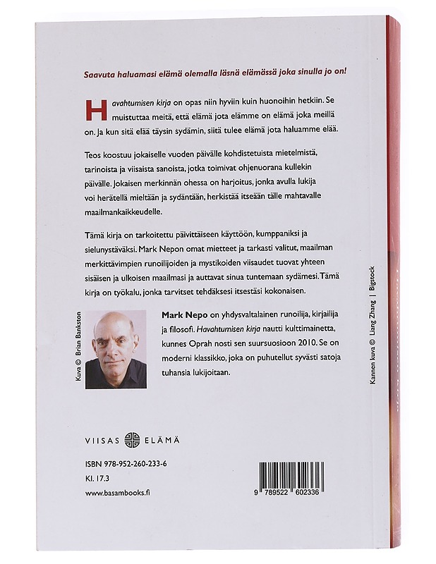 Havahtumisen kirja - Nepo, Mark - Tietokirjat ja oppaat - 10105566201 - 1