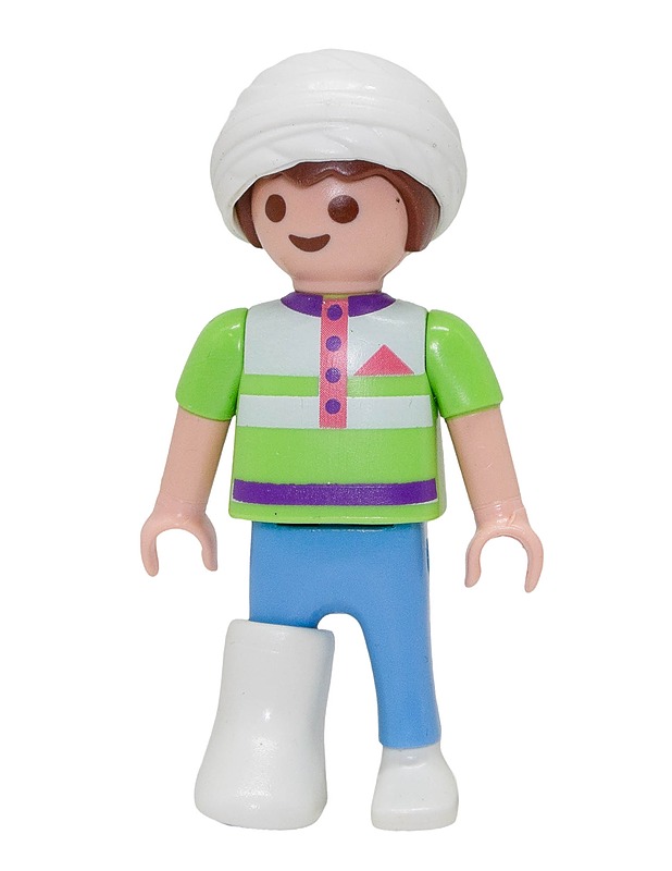 PLAYMOBIL Pikkupoika jalkakipsillä ja pääkääreellä figuuri - Lasten figuurit - 10105566197 - 0