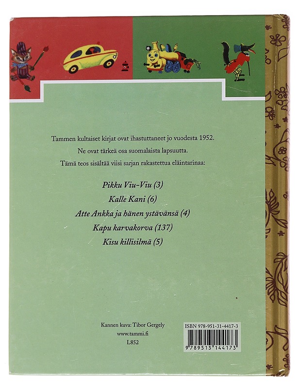 Ikiomat kultaiset eläinkirjani - Jackson, Kathryn - Lastenkirjat - 10105566284 - 1