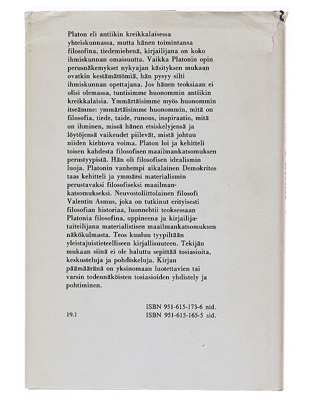 Platon - Asmus, Valentin - Tietokirjat ja oppaat - 10105566375 - 1