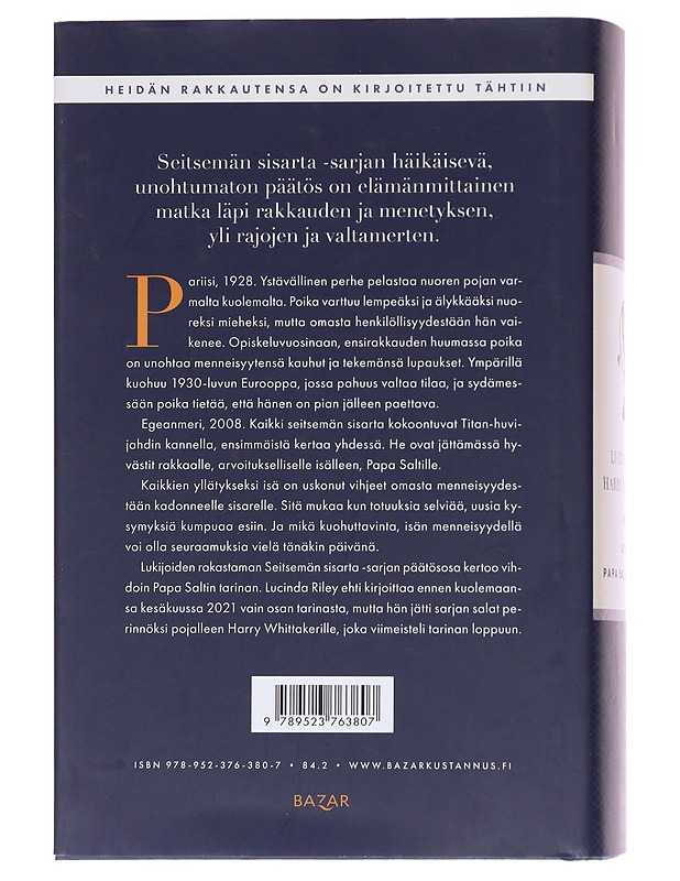 Atlas, Papa Saltin tarina - Riley, Lucinda - Romaanit ja novellit - 10105566423 - 1