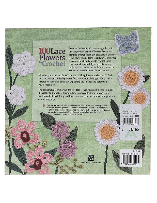 100 lace flowers to crochet - Caitlin Sainio - Tietokirjat ja oppaat - 10105566437 - 1
