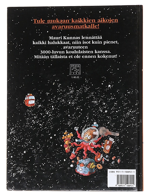 Kaikkien aikojen avaruuskirja - Kunnas, Mauri - Lastenkirjat - 10105566518 - 1
