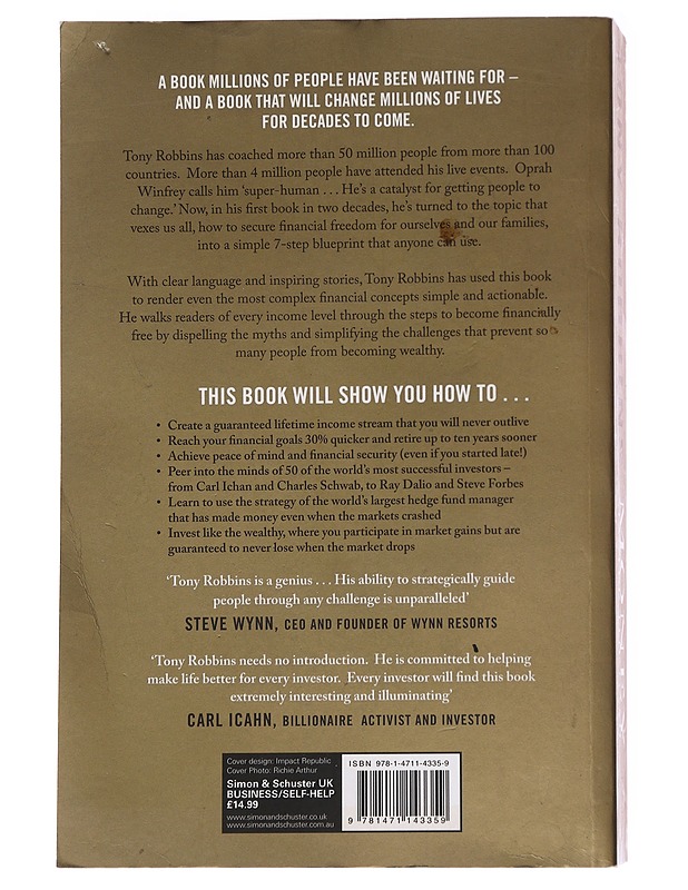 Money : master the game : 7 simple steps to financial freedom - Tony Robbins - Historiakirjat - 10105566624 - 1