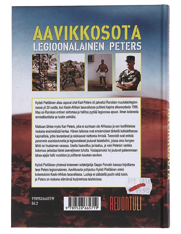 Aavikkosota / legioonalainen Peters - Pietiläinen, Kyösti - Elämäkerrat ja muistelmat - 10105566712 - 1