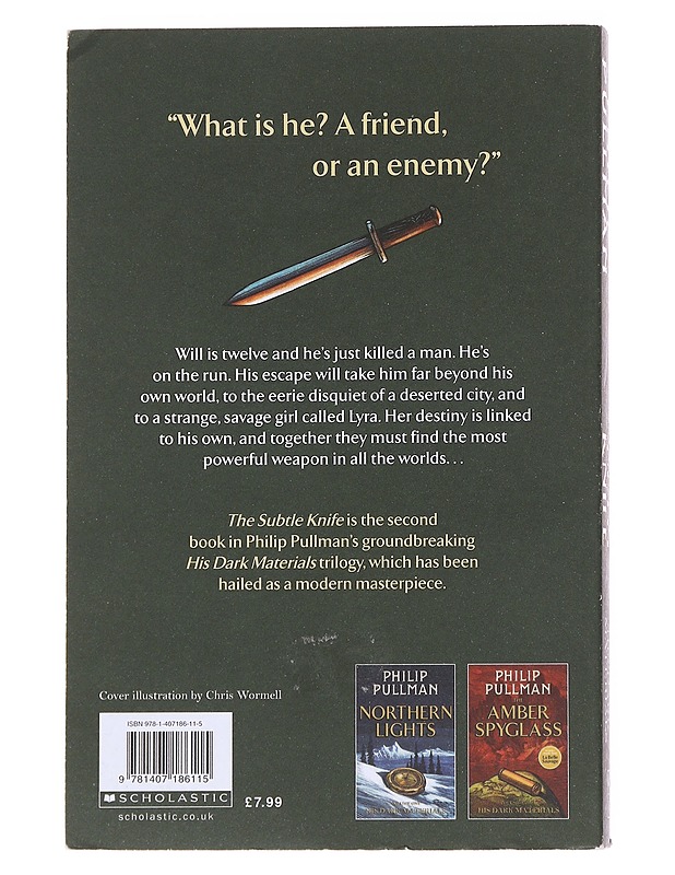 The subtle knife - Philip Pullman - Fantasia- ja scifi - 10105566711 - 1