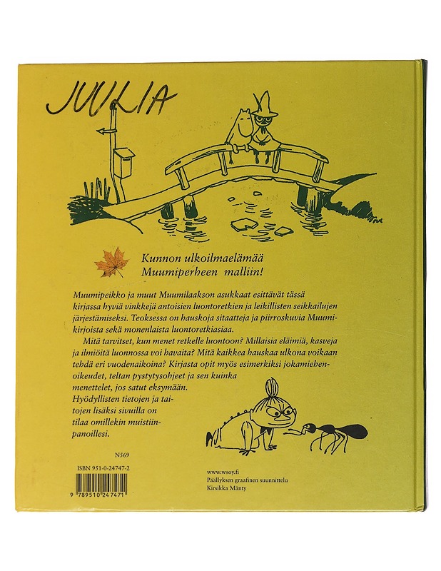 Muumipeikon luontoretki - Sami Malila - Lastenkirjat - 10105566724 - 1