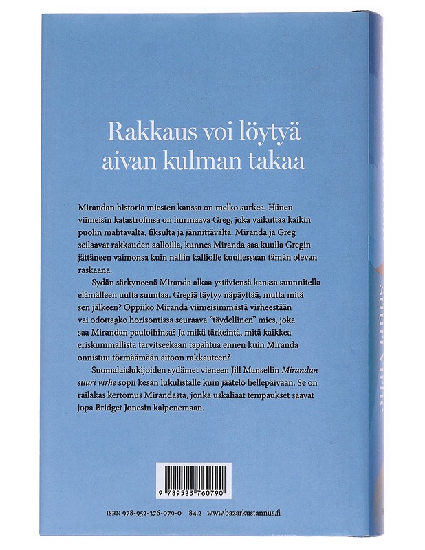 Mirandan suuri virhe - Mansell, Jill - Romaanit ja novellit - 10105566773 - 1