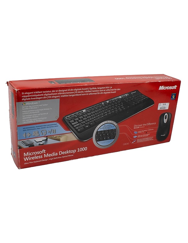 MICROSOFT Wireless Media Deskstop 1000 näppäimistö - Tietokoneet - 10105566799 - 0
