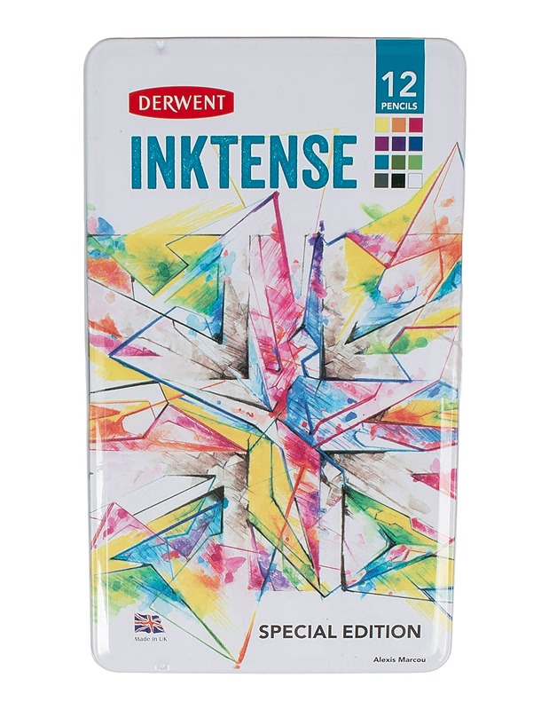 DERWENT Inktense vesiliukoinen kynäsetti - Askartelu - 10105566850 - 0