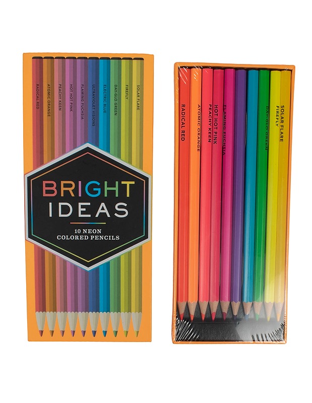 CHRONICLE BOOKS Bright Ideas neonvärikynät - Askartelu - 10105566928 - 0