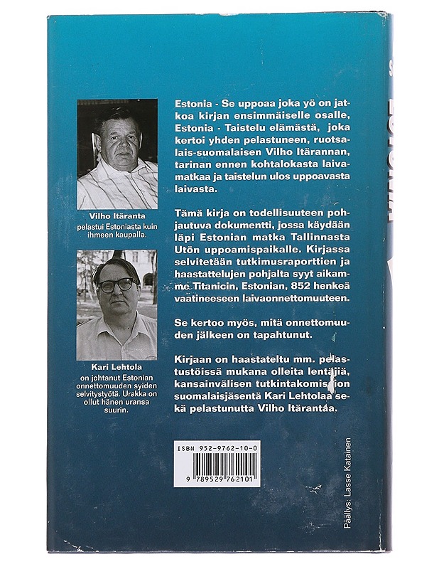 Estonia / se uppoaa joka yö - Aula Sokero - Elämäkerrat ja muistelmat - 10105566988 - 1