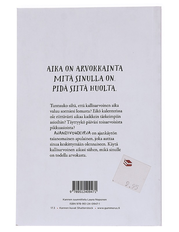 Ajansiivouskirja : ajankäytön taianomainen apulainen - Tietokirjat ja oppaat - 10105566992 - 1