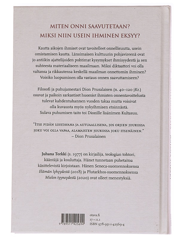 Onnellisuudesta - Dion Prusalainen - Tietokirjat ja oppaat - 10105567024 - 1