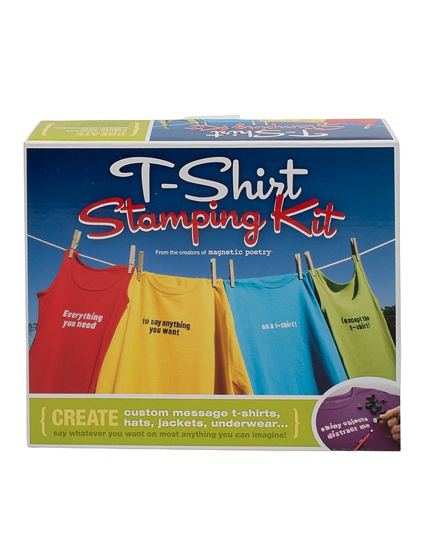 MAGNETIC POETRY T-Shirt Stamping Kit kangaspainosetti - Käsityö - 10105567070 - 0