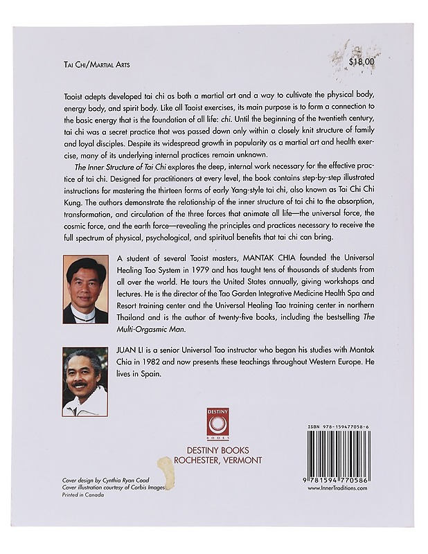 The Inner Structure of Tai Chi - Mantak Chia - Tietokirjat ja oppaat - 10105567111 - 1
