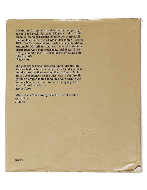 Die schönsten autosder dreissiger und vierziger jahre - Michael Sedgwick - Historiakirjat - 10105567139 - 1