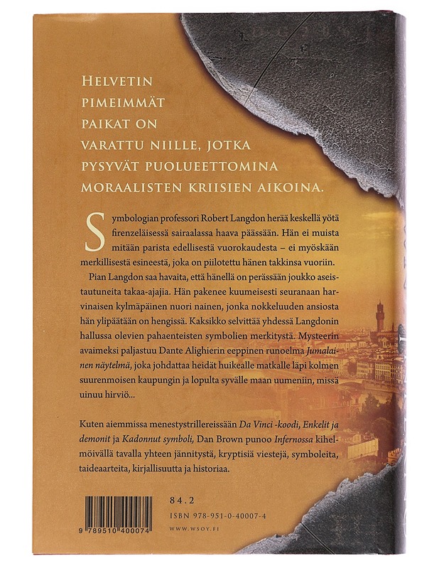 Inferno - Brown, Dan - Jännitys ja dekkarit - 10105567172 - 1