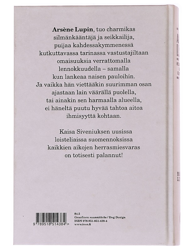 Arsène Lupin / mestarivarkaan kertomukset - Leblanc, Maurice - Jännitys ja dekkarit - 10105567178 - 1
