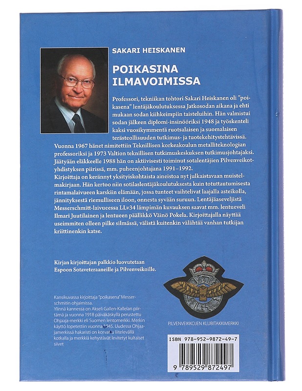 Poikasina ilmavoimissa - Sakari Heiskanen - Historiakirjat - 10105567197 - 1