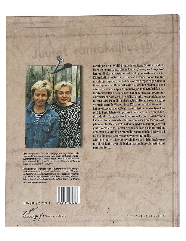 Juuret rantakalliossa / naiskohtaloita Suomenlahdelta Jäämerelle - Wolff-Brandt, Carina - Elämäkerrat ja muistelmat - 10105567250 - 1