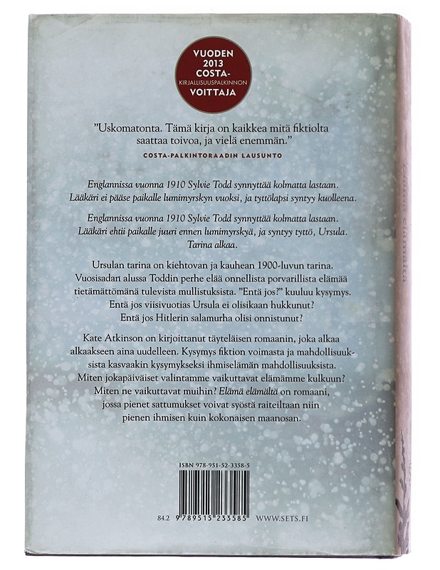 Elämä elämältä - Atkinson, Kate - Romaanit ja novellit - 10105567263 - 1