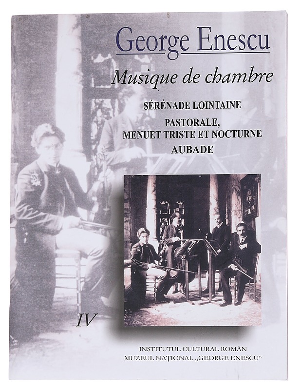 Musique de chambre - George Enescu - Musiikki- ja elokuvakirjat - 10105567326 - 0