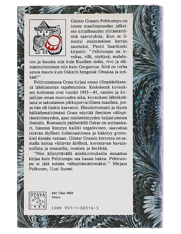 Peltirumpu - Günter Grass - Elämäkerrat ja muistelmat - 10105567353 - 1