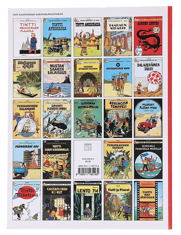 Tintin Seikkailut 11 : Mustan kullan maa - Hergé - Sarjakuvat - 10105567409 - 1