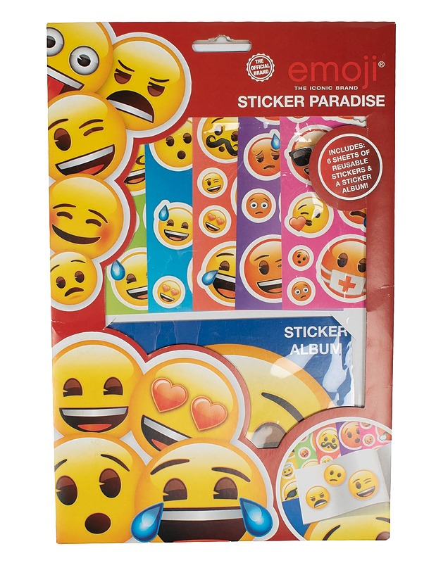EMOJI Sticker Paradise tarrat ja albumi - Askartelu - 10105567439 - 0