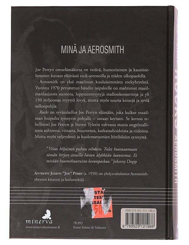 Rocks : minä ja Aerosmith - Perry, Joe - Elämäkerrat ja muistelmat - 10105567472 - 1