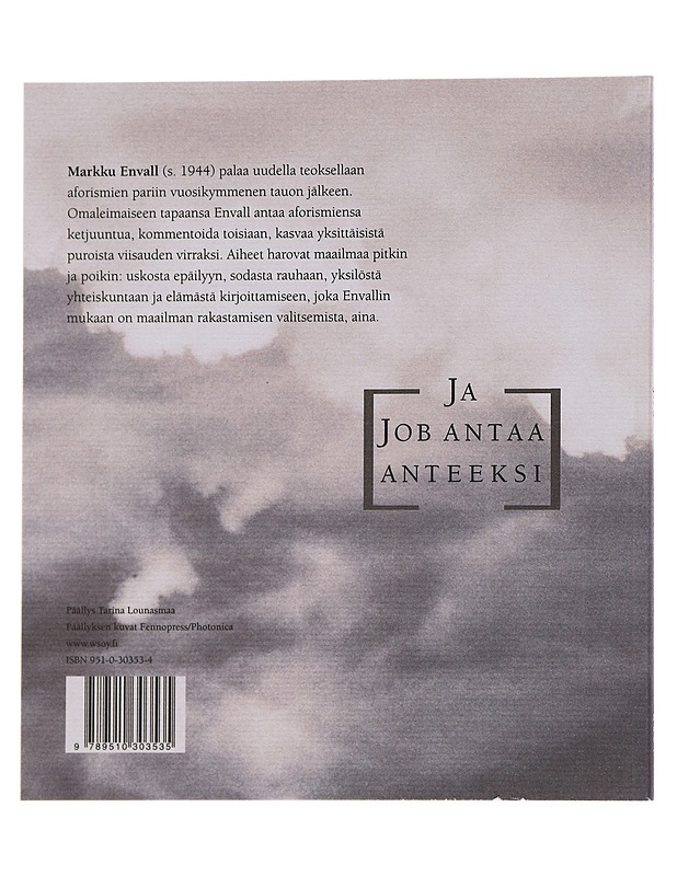 Ja Job antaa anteeksi - Markku Envall  - Kaunokirjallisuus - 10105567517 - 1