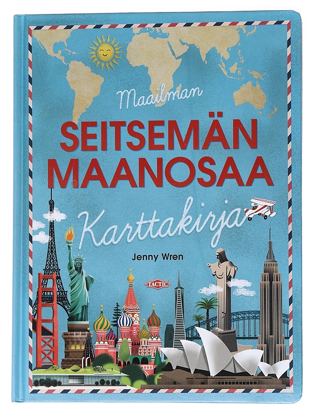 Maailman seitsemän maanosaa: Karttakirja - Jenny Wren - Lastenkirjat - 10105567516 - 0
