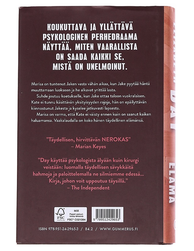 Täydellinen elämä - Elizabeth Day - Romaanit ja novellit - 10105567532 - 1