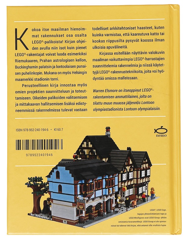 Sinustako arkkitehti Lego-palikoilla? / kuuluisimmat nähtävyydet ja ohjeet yli 30 omaan rakennusprojektiin - Elsmore, Warren - Harrastekirjat - 10105567697 - 1