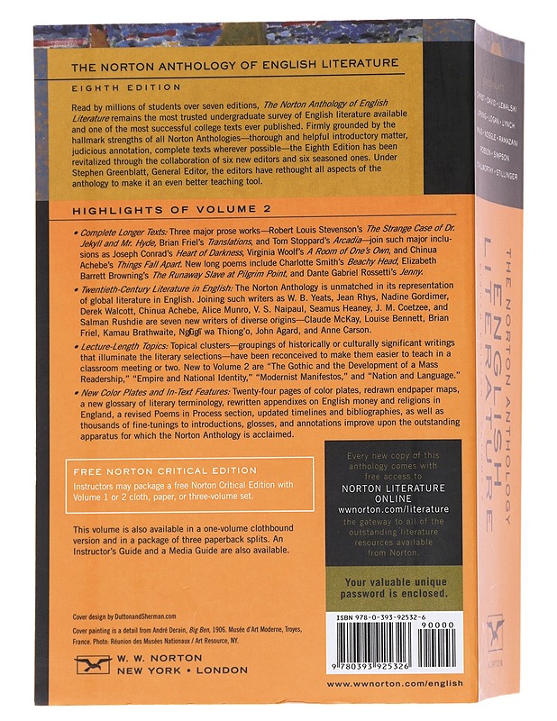 The Norton anthology of English literature. Volume 2 - Greenblatt, Stephen - Historiakirjat - 10105567781 - 1