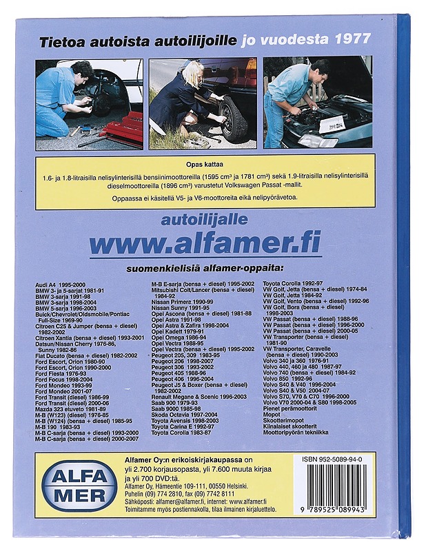 Volkswagen Passat 1996-2000 bensiini- ja dieselmallit: Korjausopas - Esko Mauno - Tietokirjat ja oppaat - 10105567854 - 1
