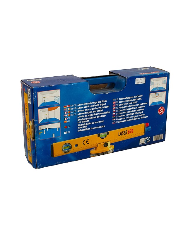 POWERFIX KH 4008 jalustallinen laservesivaaka, 40 cm - Rakennustarvikkeet - 10105567875 - 0