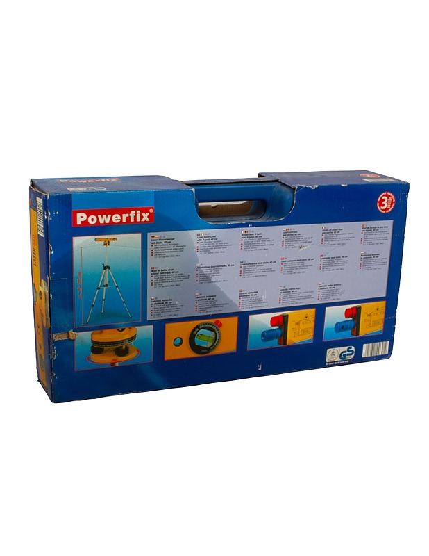 POWERFIX KH 4008 jalustallinen laservesivaaka, 40 cm - Rakennustarvikkeet - 10105567875 - 1