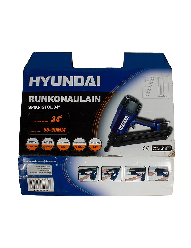 HYUNDAI runkonaulain 34°, 50-90mm - Rakennustarvikkeet - 10105567891 - 2